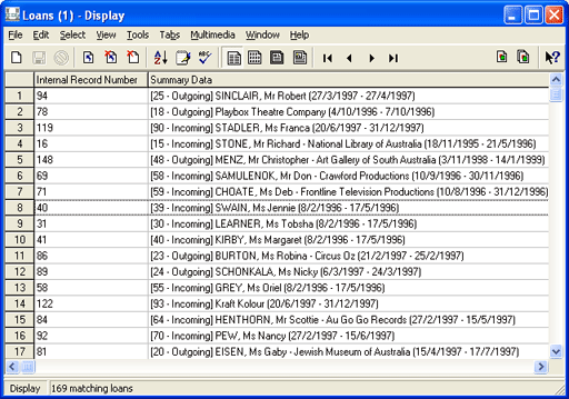 List View